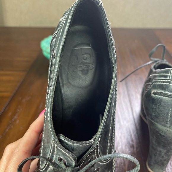 Joe’s Jeans Upbeat II Oxford Wedge Heels - Picture 6 of 7